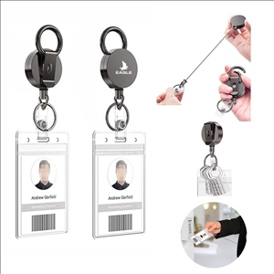 Retractable Badge Holders with Belt Clip